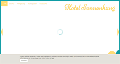 Desktop Screenshot of hotel-sonnenhang-kempten.de