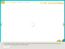 Tablet Screenshot of hotel-sonnenhang-kempten.de